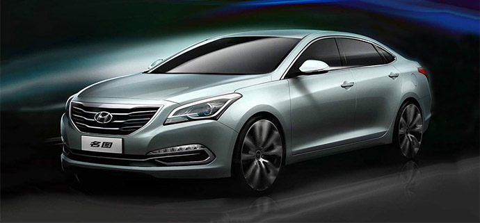 Компанией Hyundai был представлен концепт будущего семейного седана